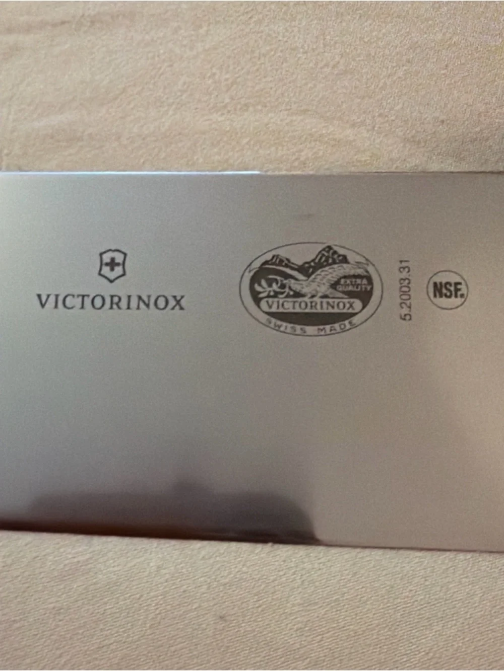 Victorinox 12” NWT Silver Blade with Black Handle Chef Knife